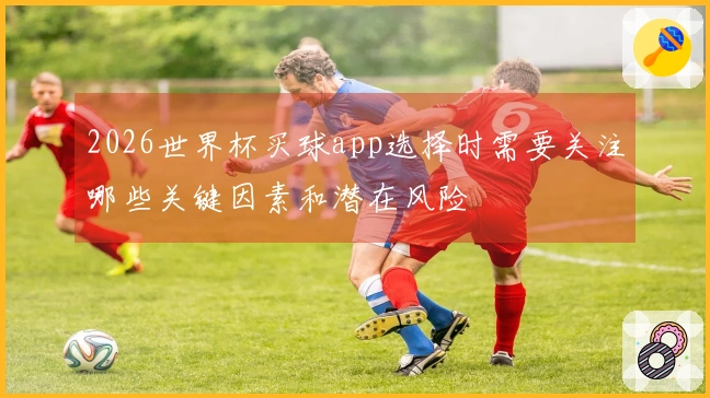 2026世界杯买球app选择时需要关注哪些关键因素和潜在风险