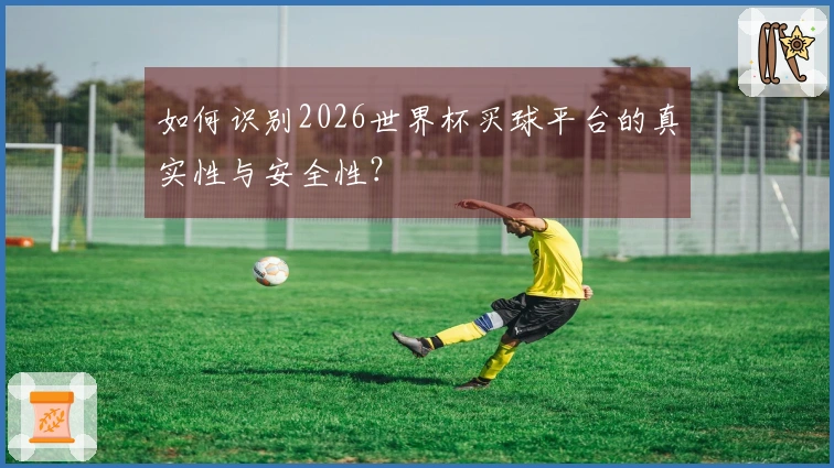 如何识别2026世界杯买球平台的真实性与安全性？